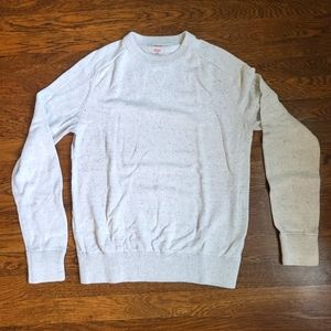 Mossimo Medium White Speckled Sweater